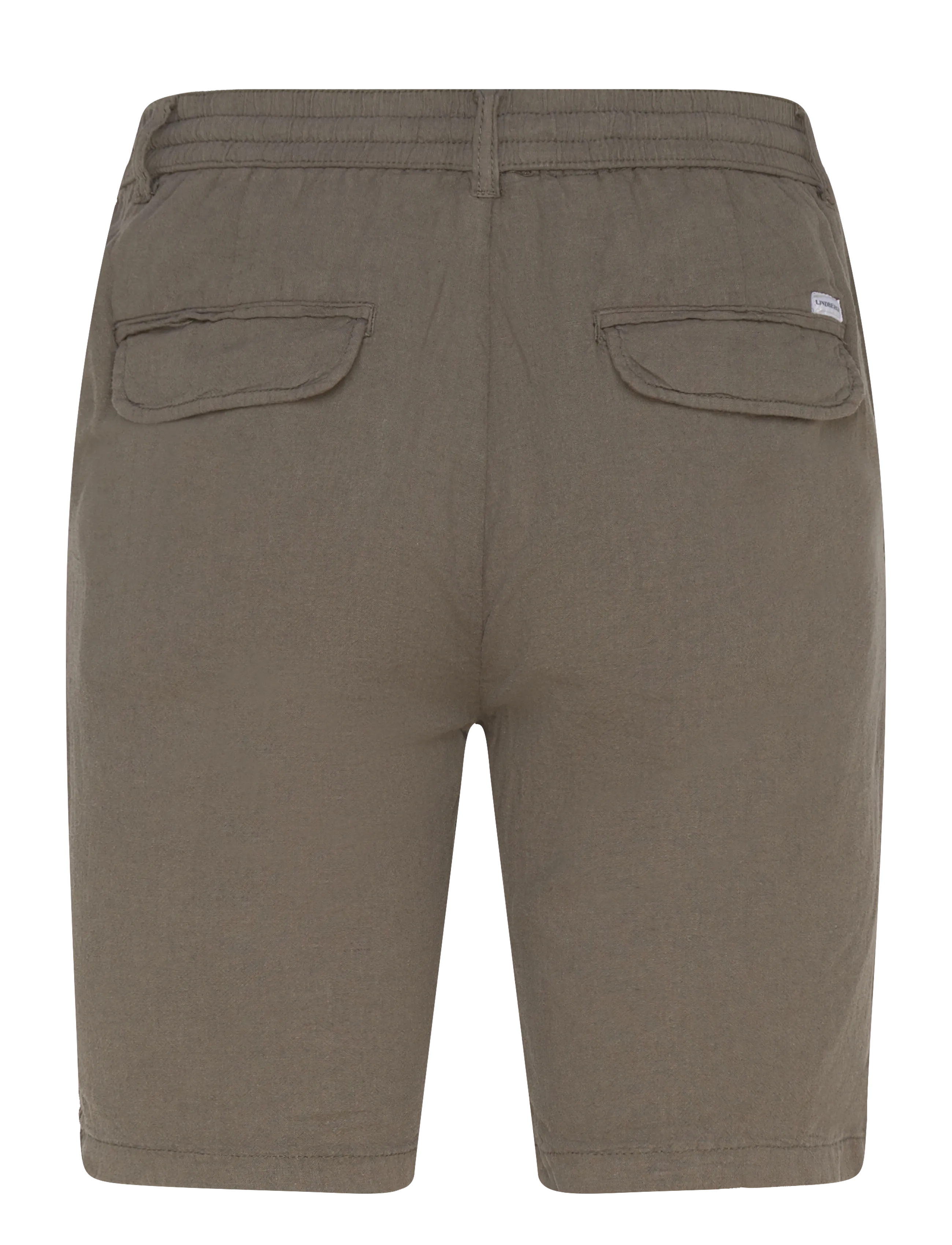Lindbergh - Linen shorts - leinen-shorts - army - 2