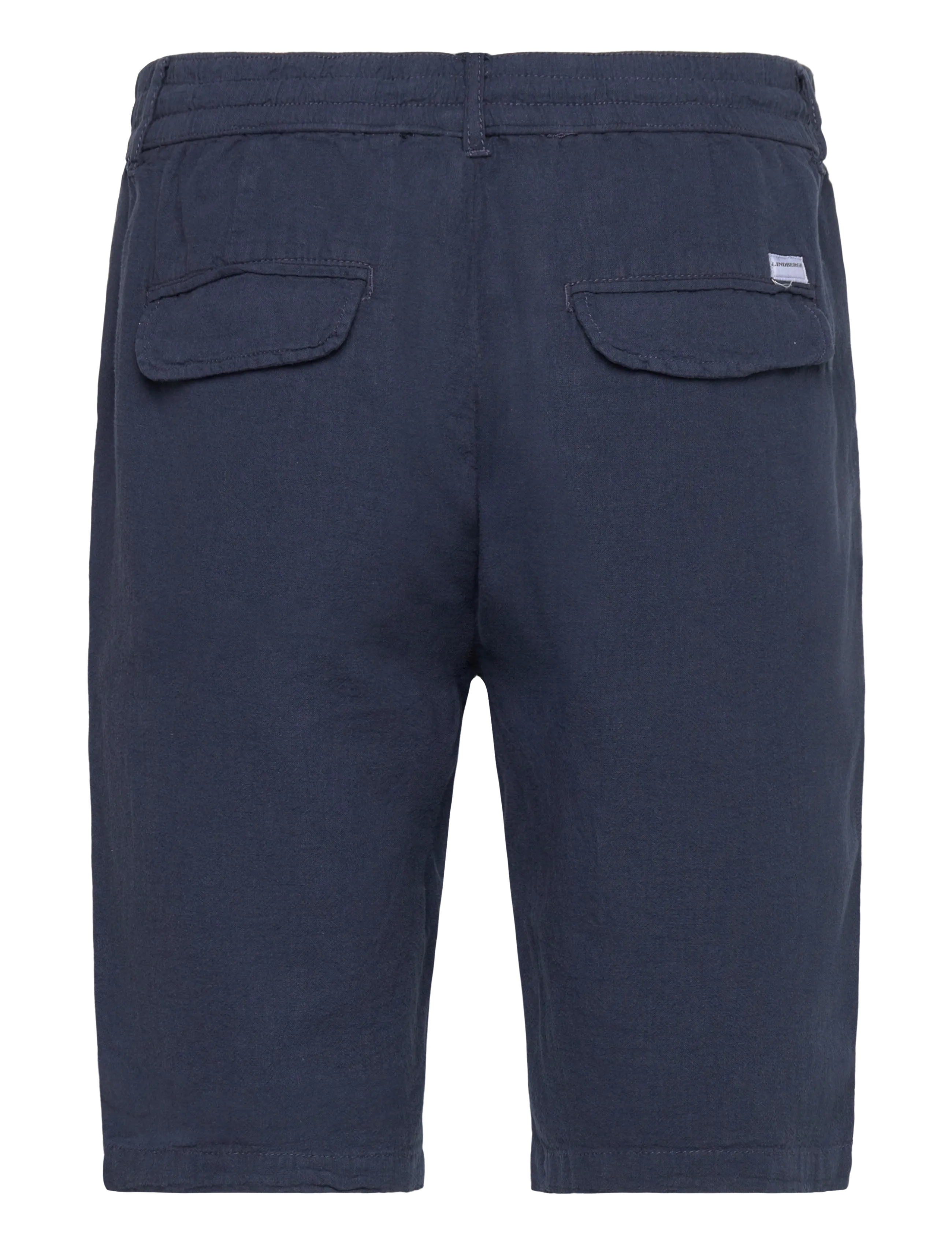 Lindbergh - Linen shorts - laveste priser - navy - 2