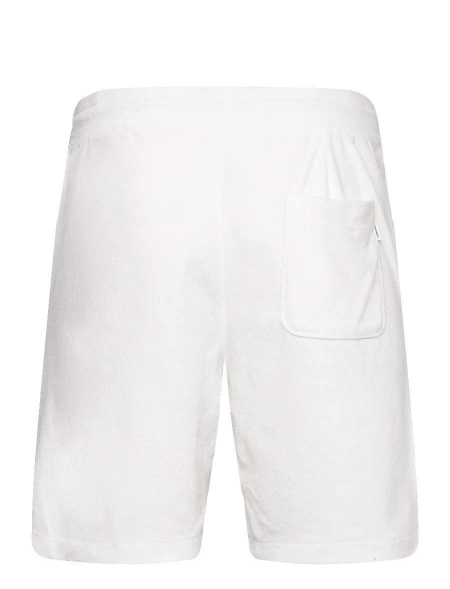 Lindbergh - Towel shorts with elastic waist - sweatshorts - off white - 2