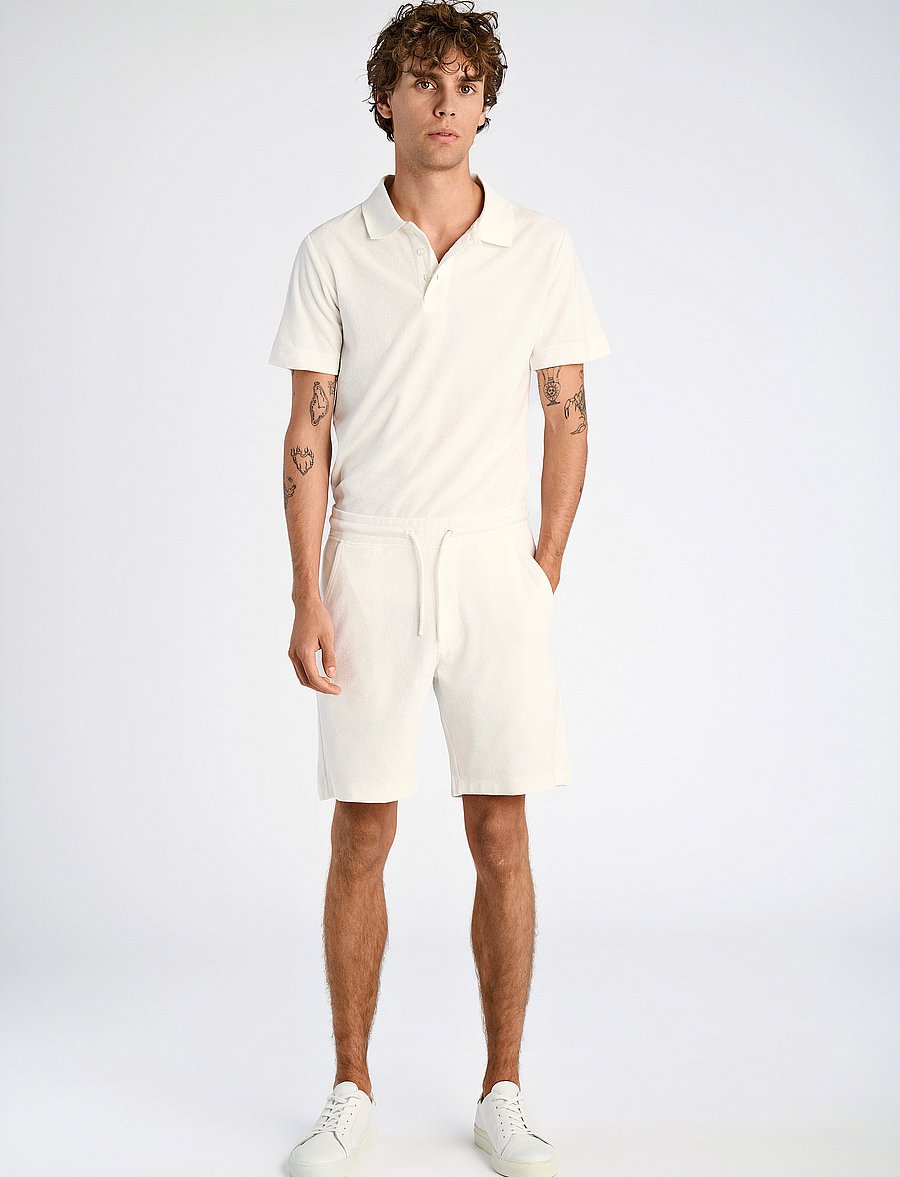 Lindbergh - Shorts Terry - collegeshortsit - pearl white - 0