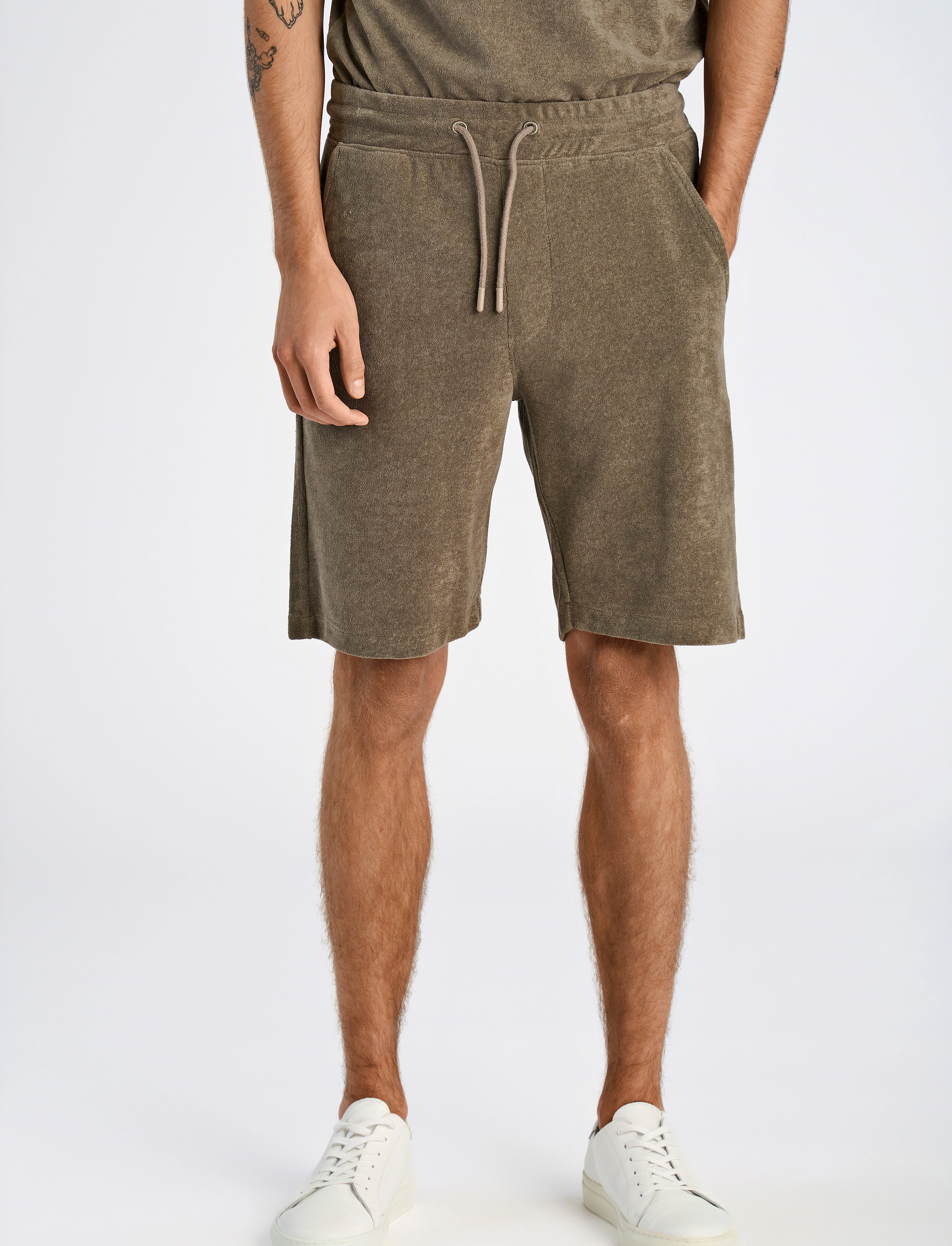 Lindbergh - Shorts Terry - sweatshorts - stone 125 - 3