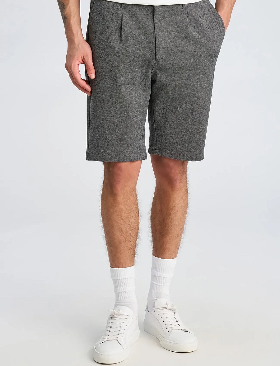 Lindbergh - Superflex elastic waist shorts - sweatshorts - grey mix - 3
