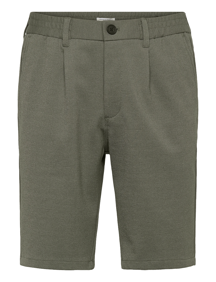 Lindbergh - Superflex elastic waist shorts - sweatshorts - mid army mix - 1