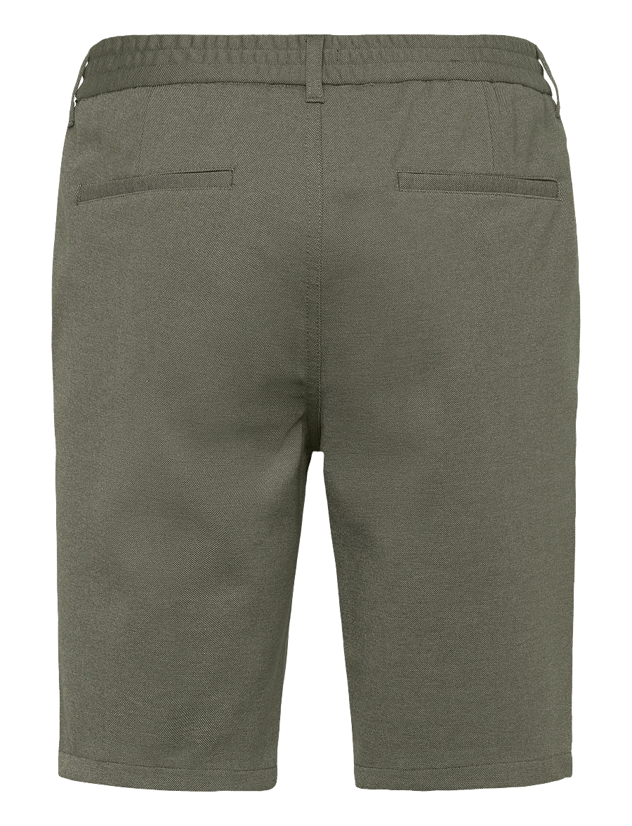 Lindbergh - Superflex elastic waist shorts - sweatshorts - mid army mix - 2