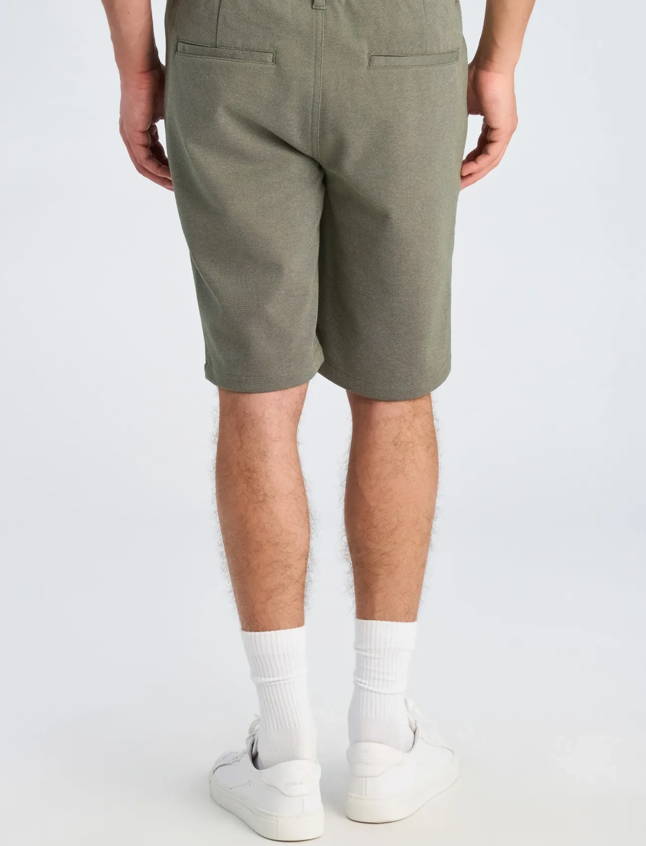 Lindbergh - Superflex elastic waist shorts - sweat shorts - mid army mix - 4