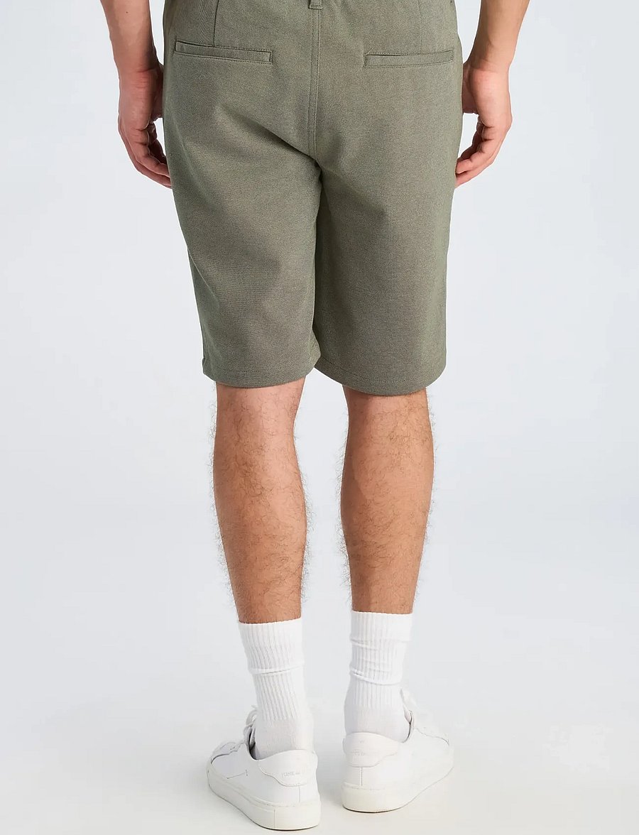 Lindbergh - Superflex elastic waist shorts - sweatshorts - mid army mix - 4