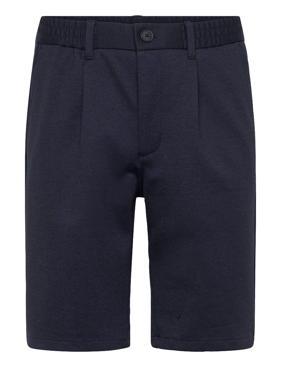 Lindbergh - Superflex elastic waist shorts - sweatshorts - navy mix - 1