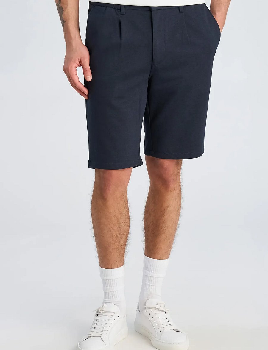Lindbergh - Superflex elastic waist shorts - sweatshorts - navy mix - 3
