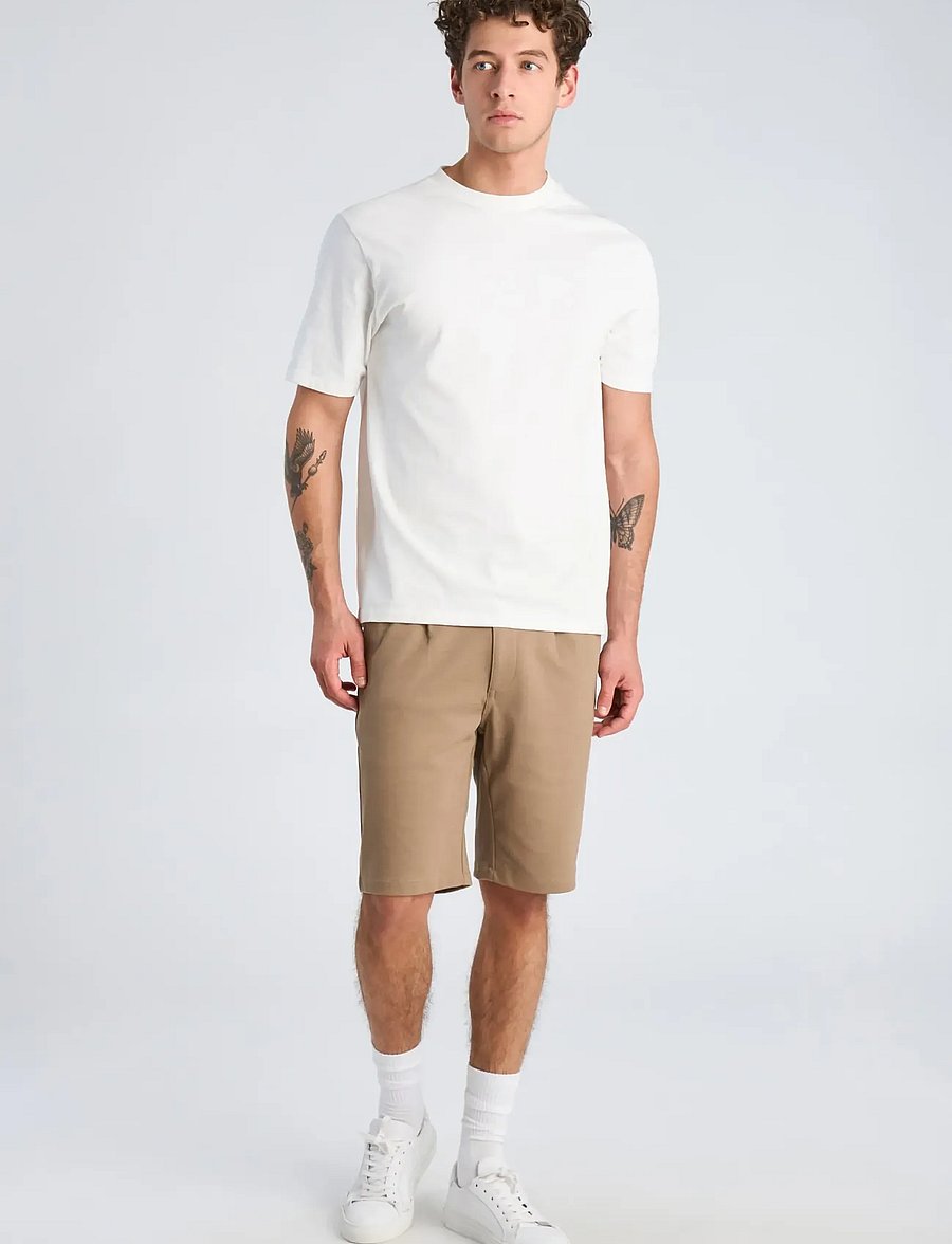 Lindbergh - Superflex elastic waist shorts - lühikesed dressipüksid - sand mix - 0