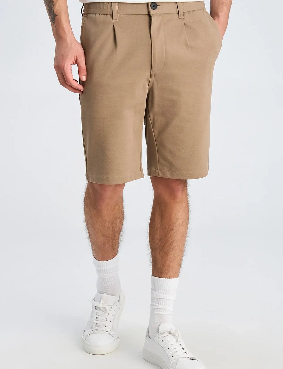 Lindbergh - Superflex elastic waist shorts - lühikesed dressipüksid - sand mix - 3