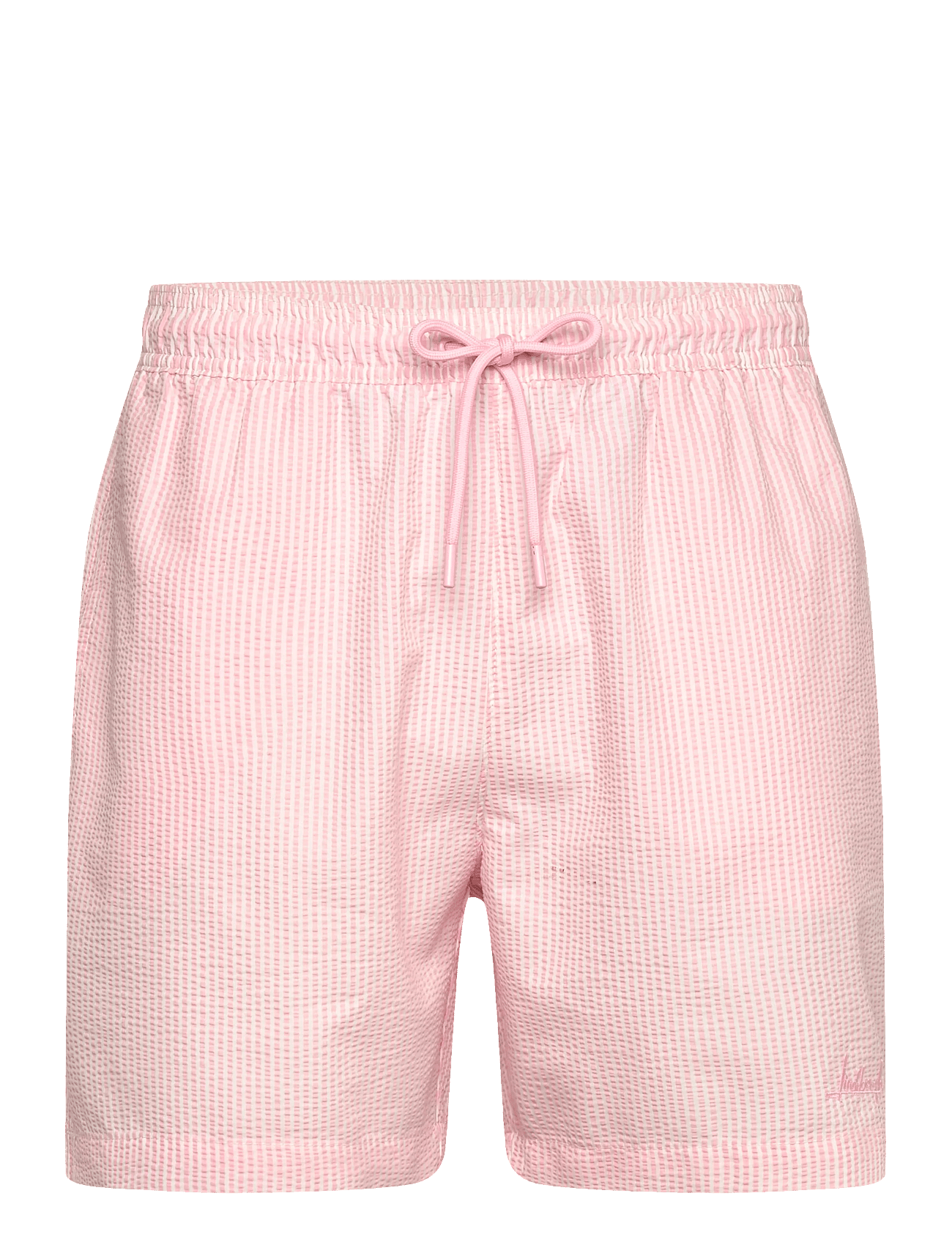 Lindbergh - Striped Seersucker Swim Shorts