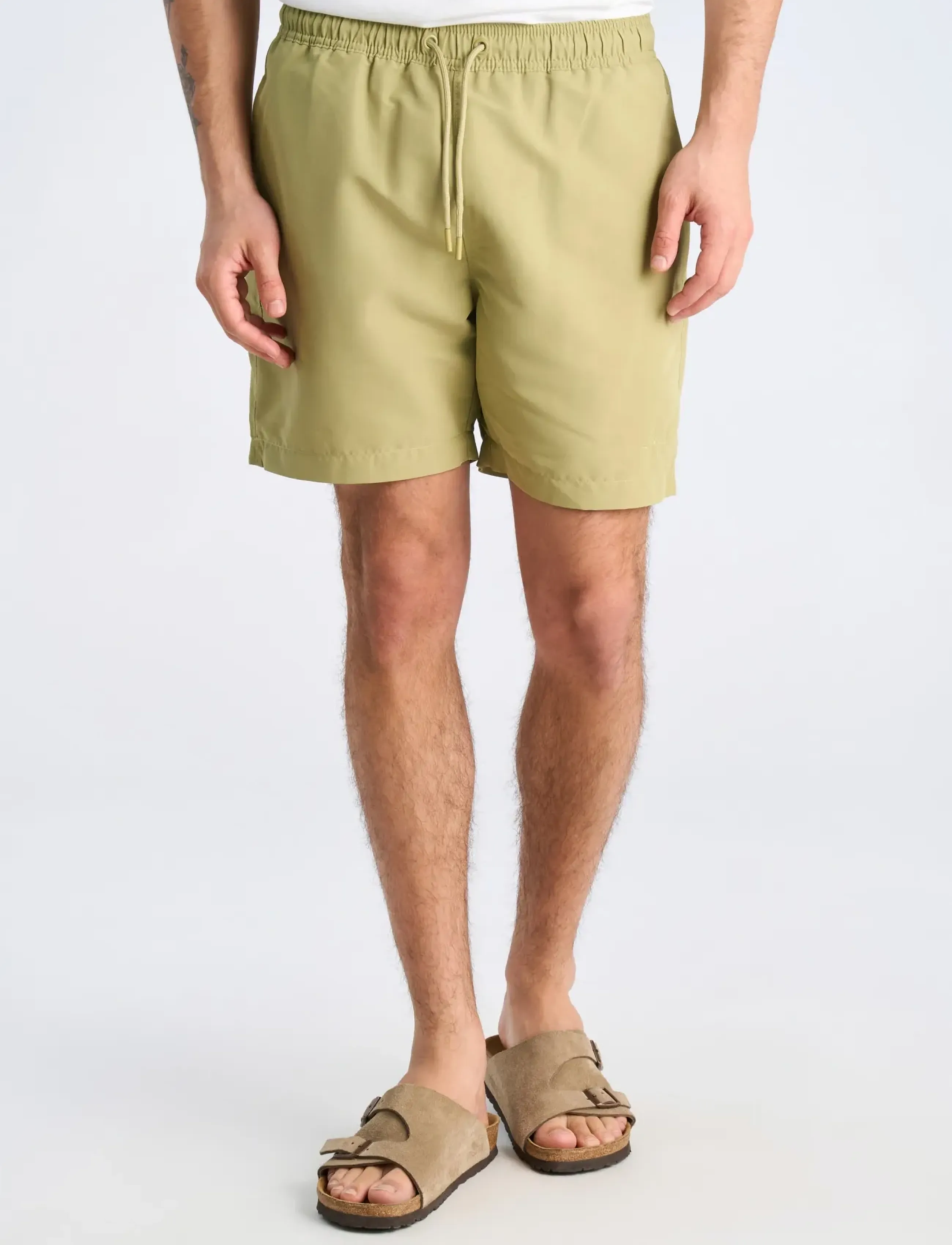 Lindbergh - Swim shorts - badbyxor - green - 3