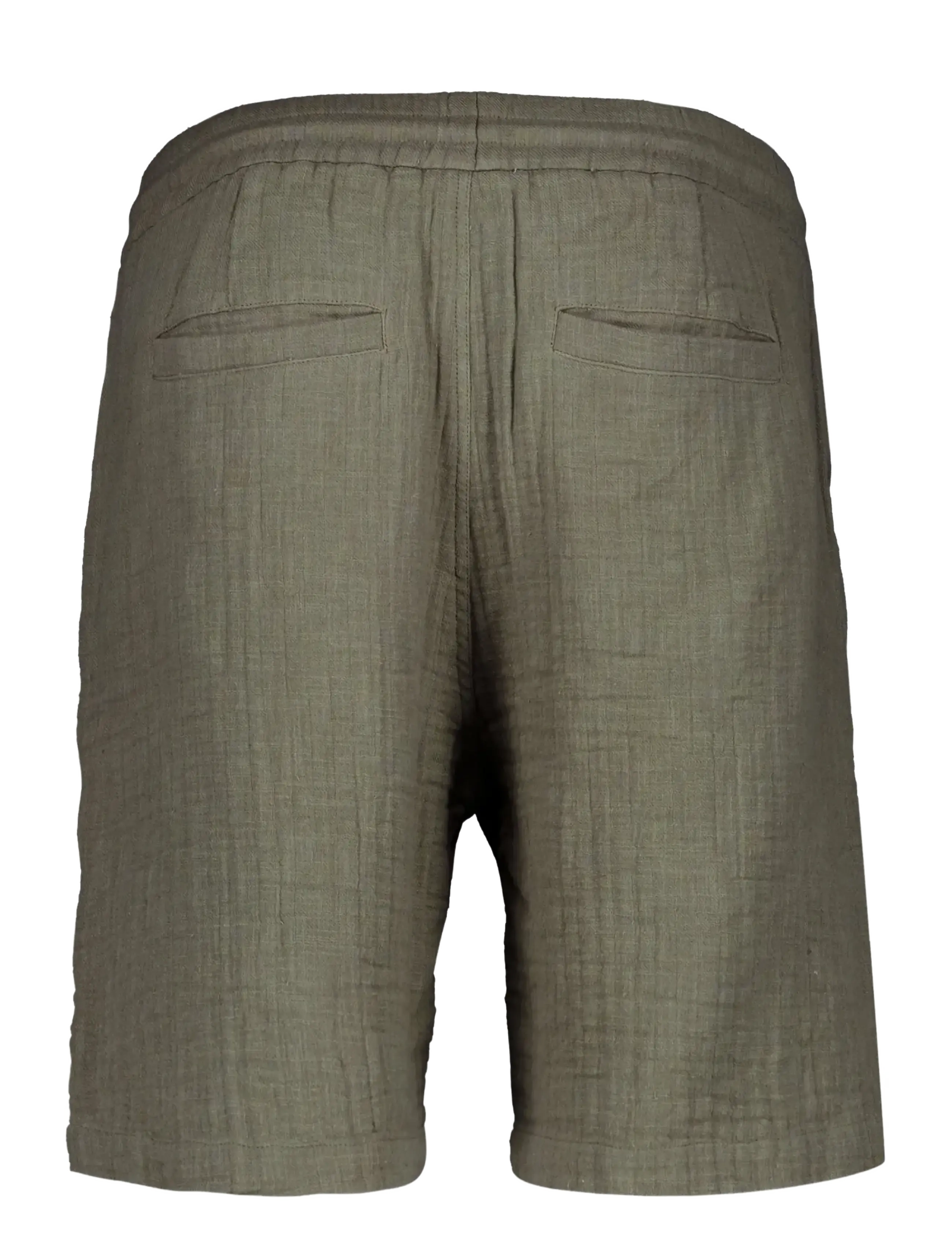 Lindbergh - Cotton muslin shorts - lühikesed vabaajapüksid - dk khaki - 2