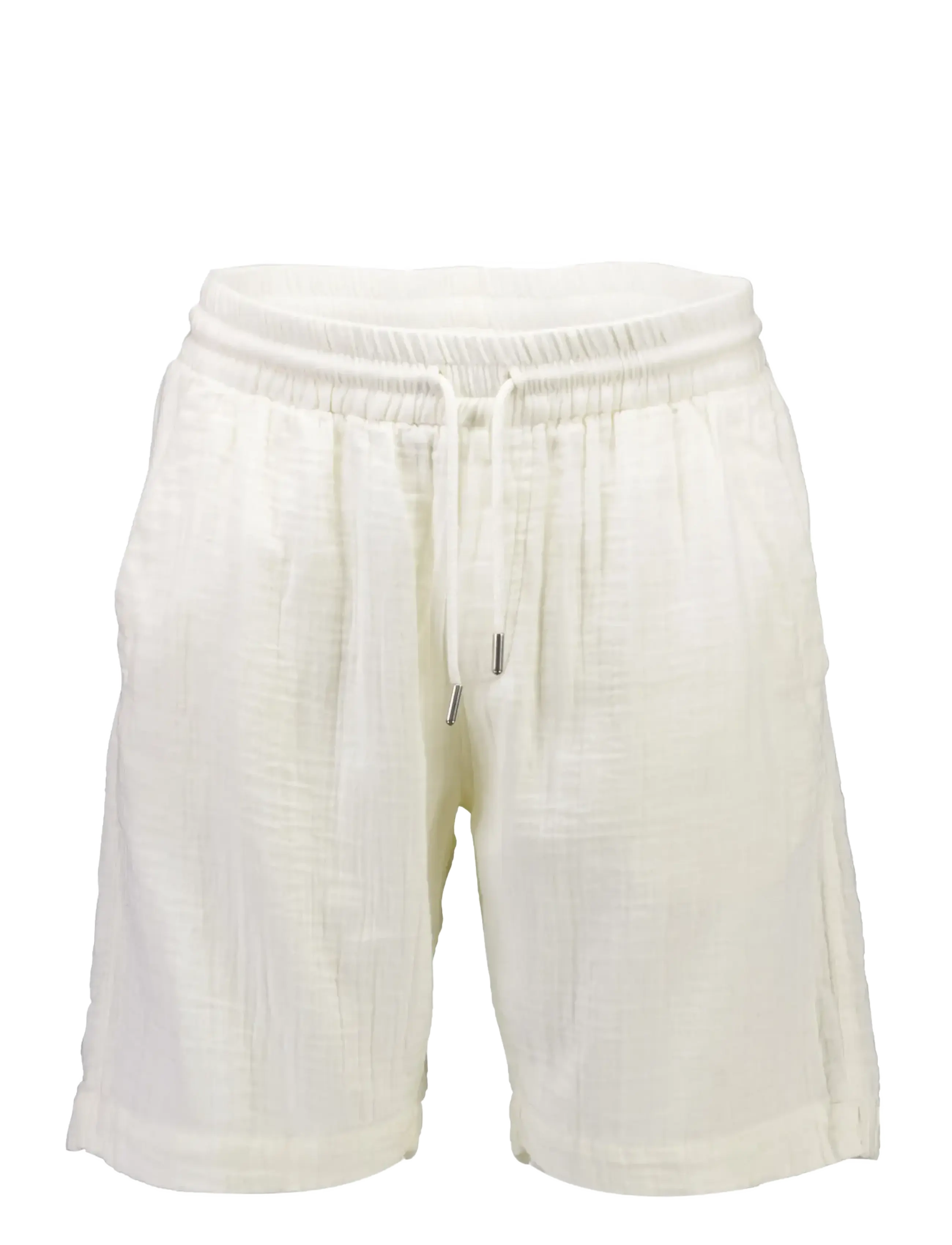 Lindbergh Cotton muslin shorts - Clothing - OFF WHITE / cream