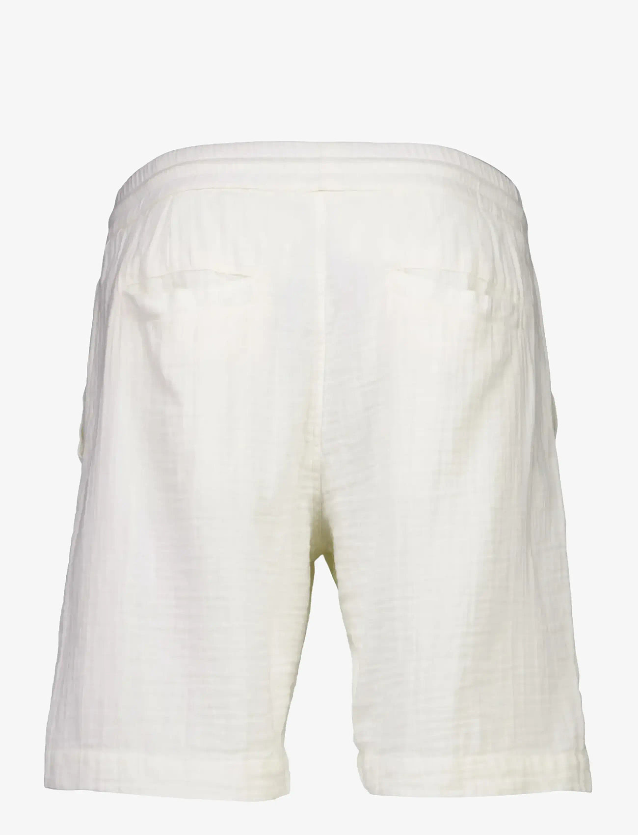 Lindbergh - Cotton muslin shorts - casual shorts - off white - 2