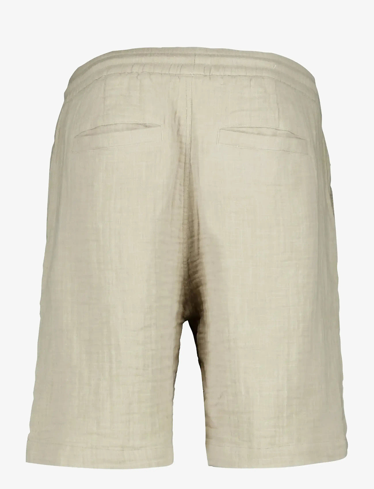 Lindbergh - Cotton muslin shorts - casual shorts - stone - 2