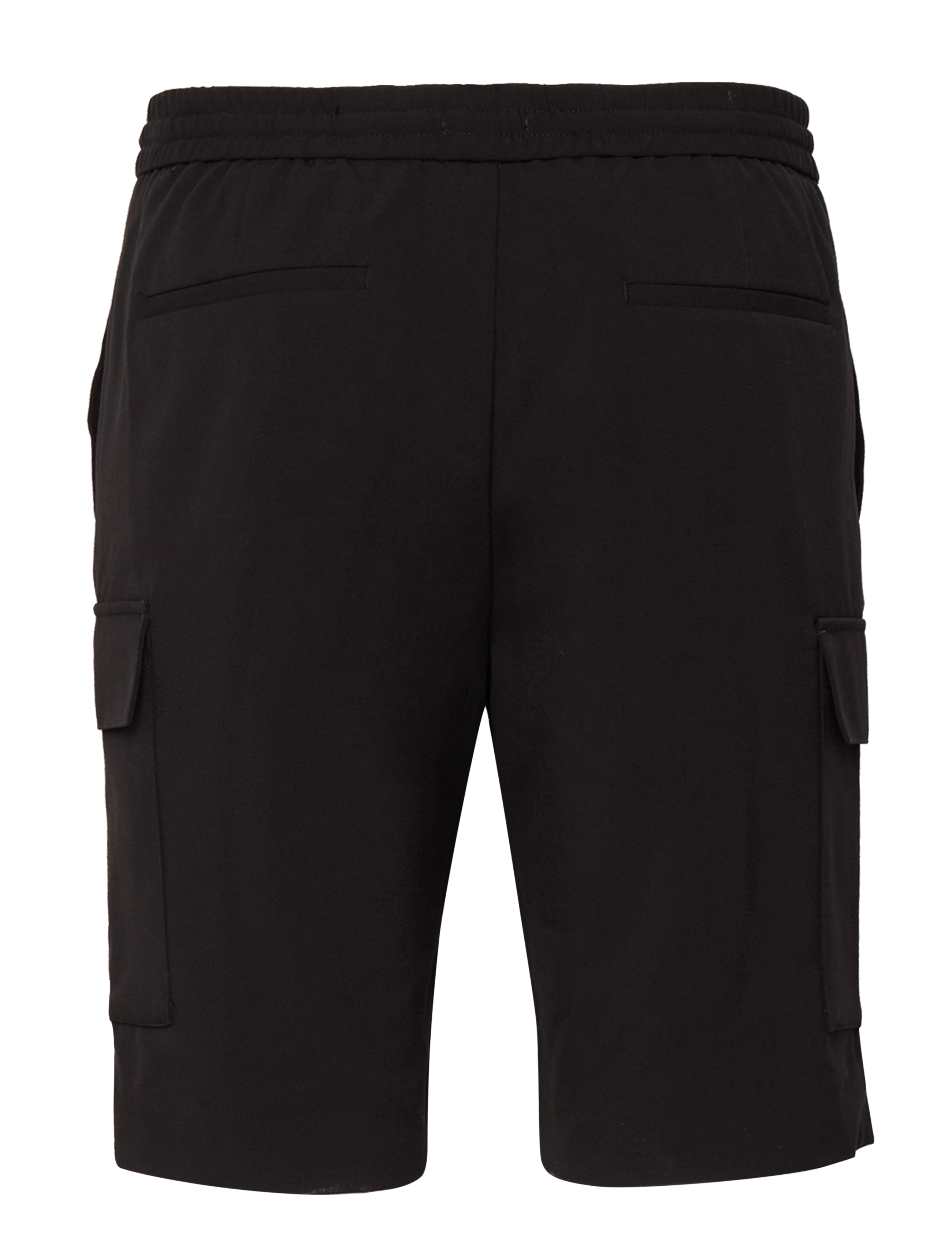 Lindbergh - Relaxed suit cargo shorts - black - 1