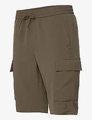 Lindbergh - Relaxed suit cargo shorts - män - olive - 3