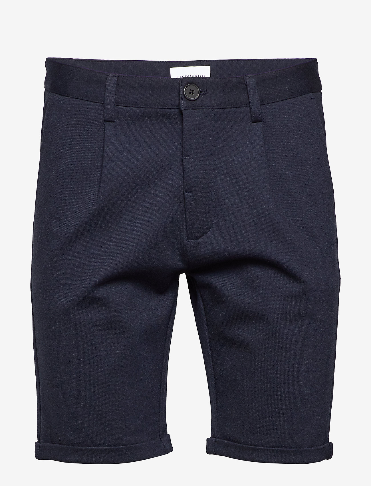 Lindbergh - Pleated shorts - casual shorts - navy mix - 0