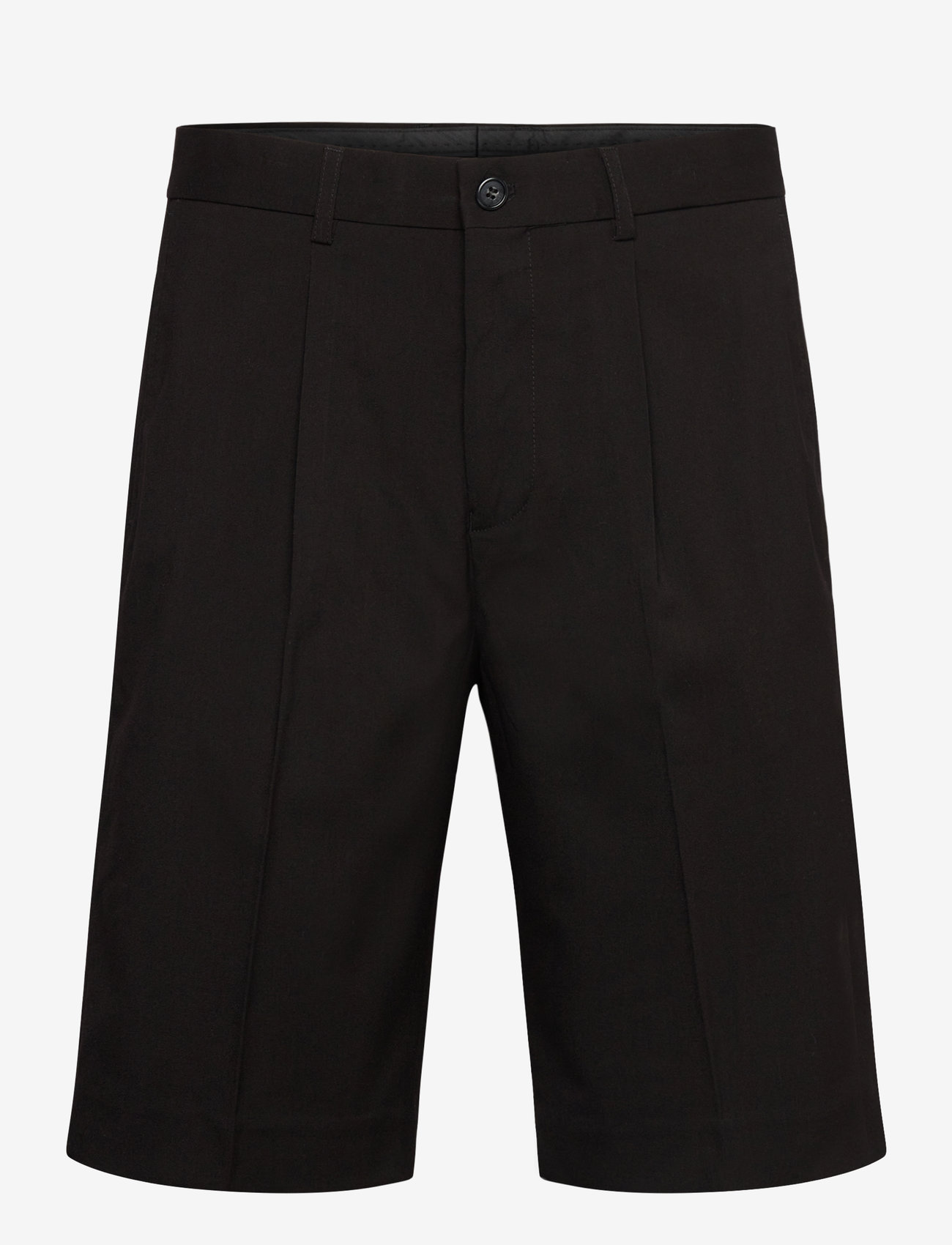 Lindbergh - Plain suit shorts - chinos shorts - black - 0