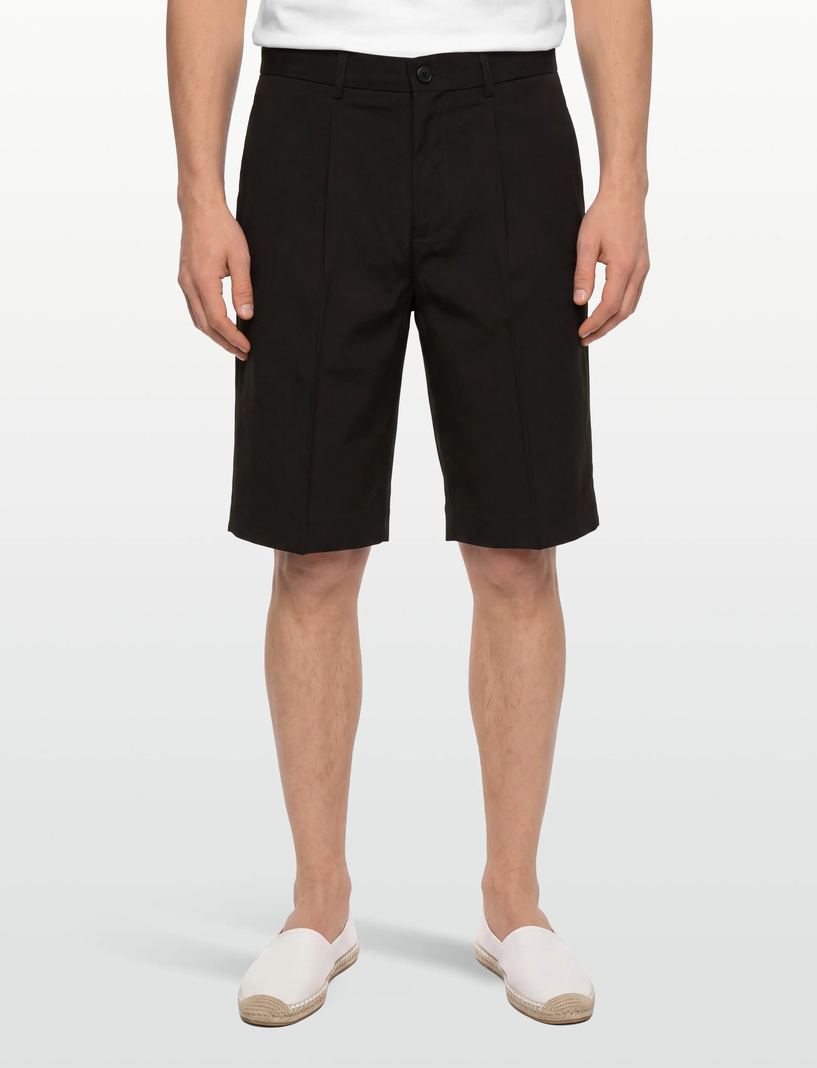 Lindbergh - Plain suit shorts - chino lühikesed püksid - black - 3