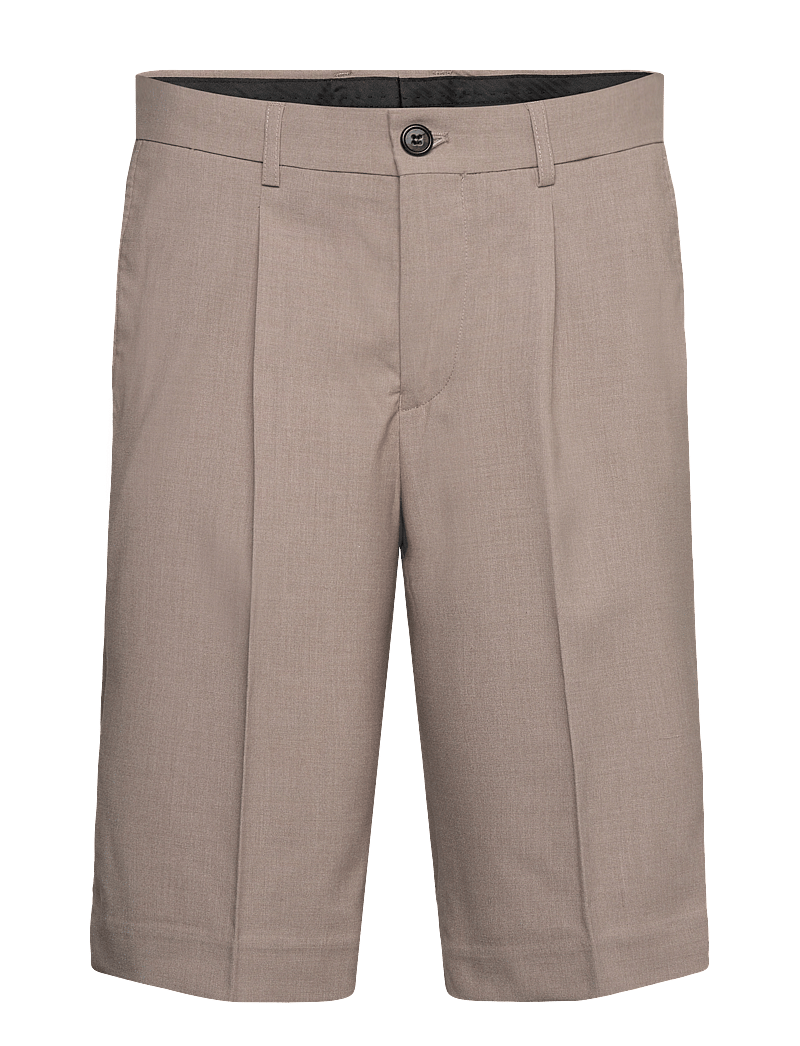 Lindbergh - Plain suit shorts - chinos shorts - lt sand mel - 0