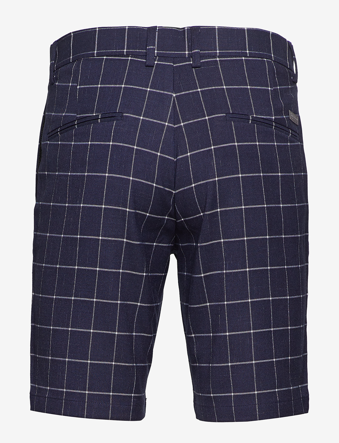 Lindbergh - Checked shorts - dk blue - 1