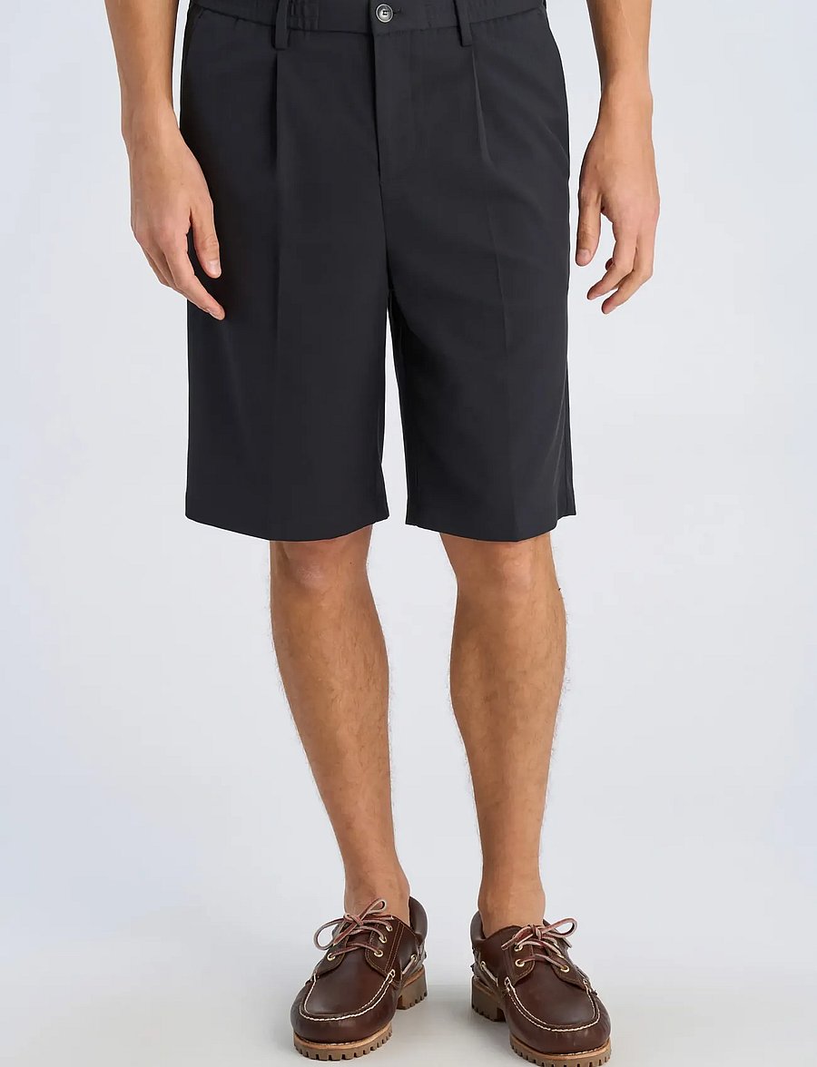 Lindbergh - Stretch twill elasticated shorts - chinos shorts - dk navy - 3