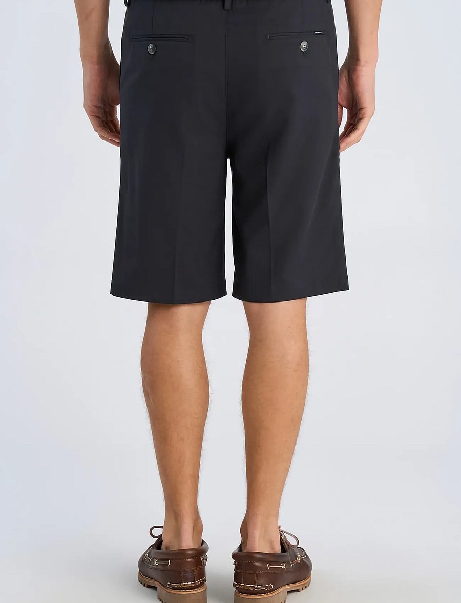 Lindbergh - Stretch twill elasticated shorts - chinos shorts - dk navy - 4