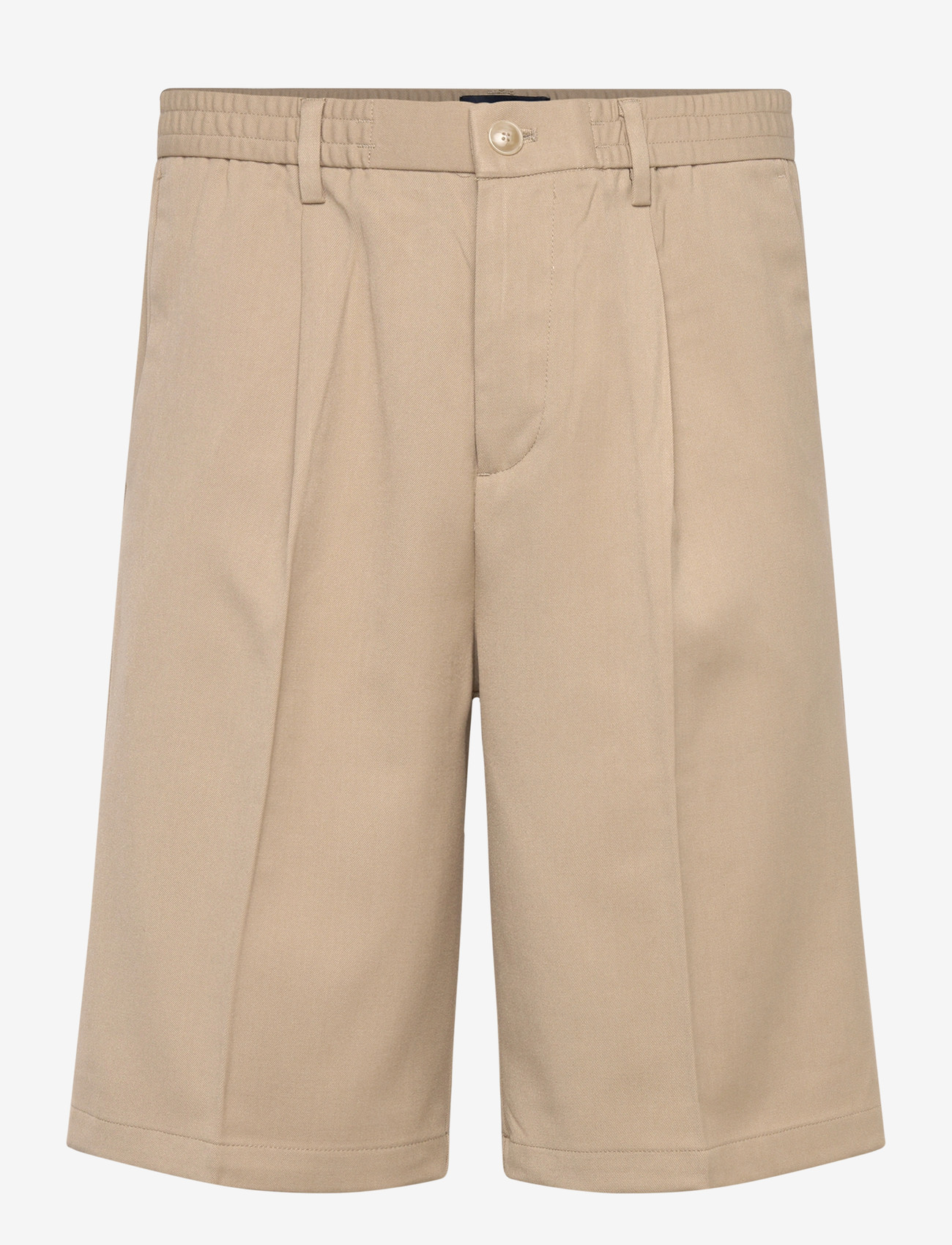 Lindbergh - Stretch twill elasticated shorts - chinos shorts - sand - 1