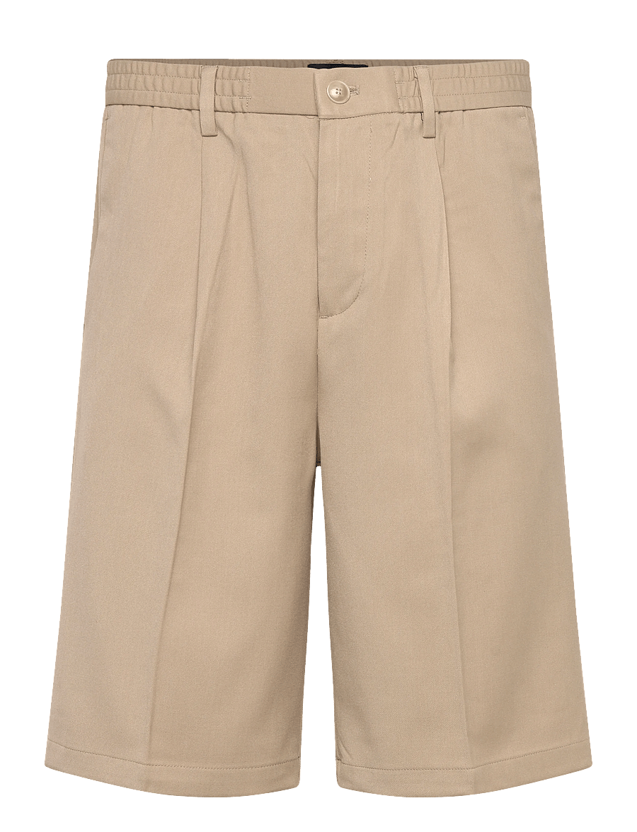 Lindbergh - Stretch twill elasticated shorts - chinos shorts - sand - 1