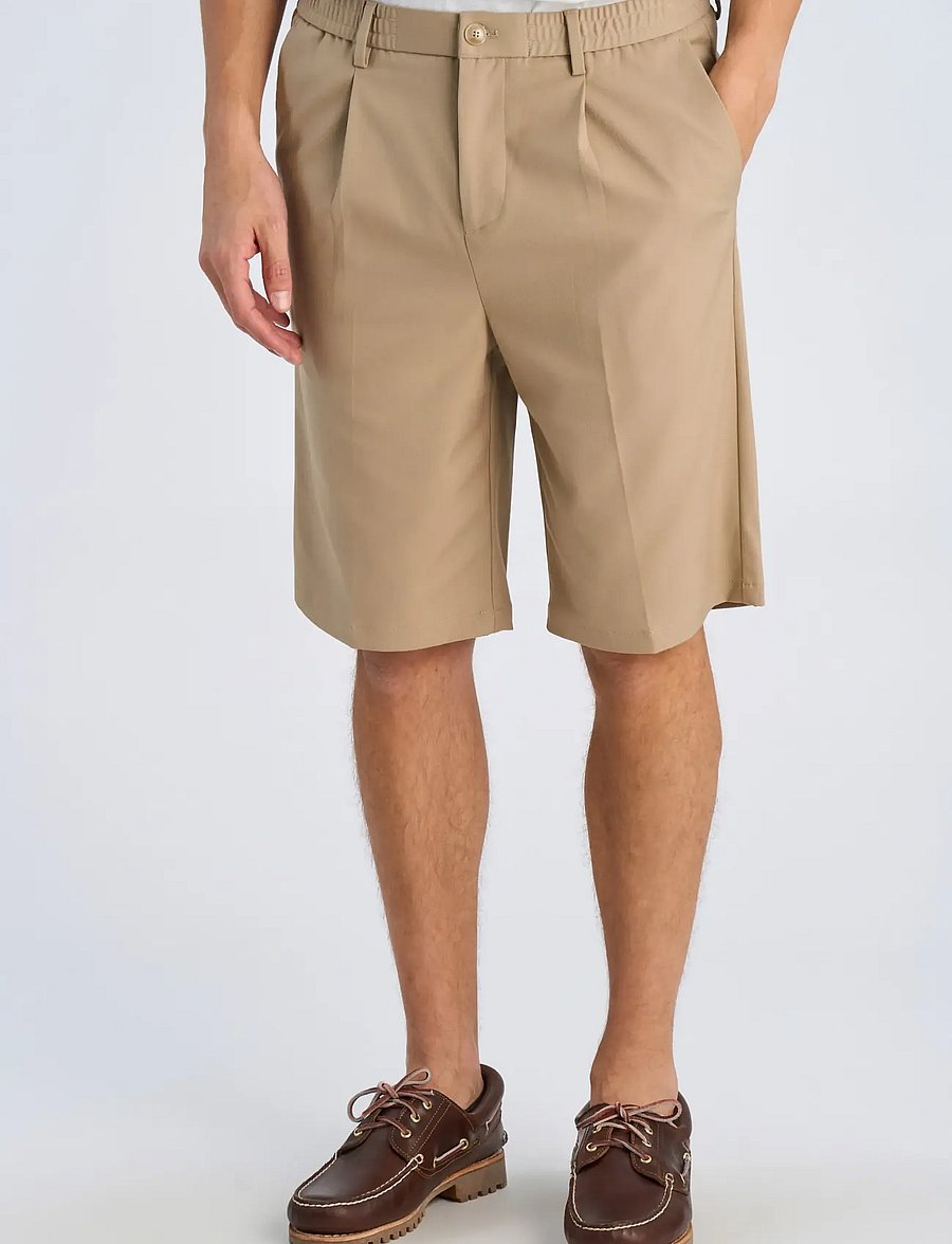 Lindbergh - Stretch twill elasticated shorts - chinos shorts - sand - 3