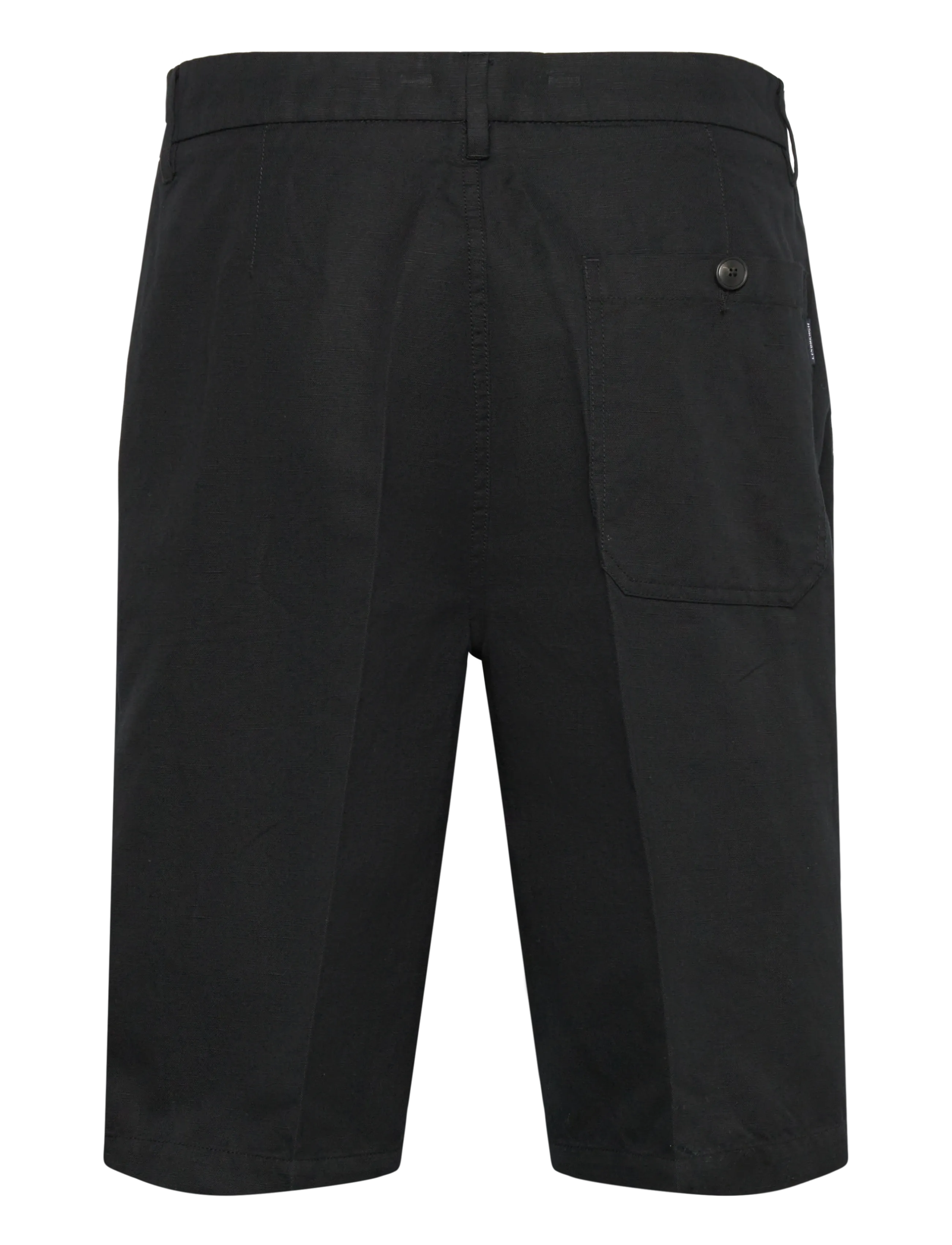 Lindbergh - Linen blend loose shorts - vacation essentials - black - 2