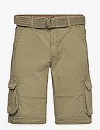 Garment dyed cargo shorts - ARMY