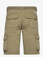 Lindbergh - Garment dyed cargo shorts - shortsit - army - 1