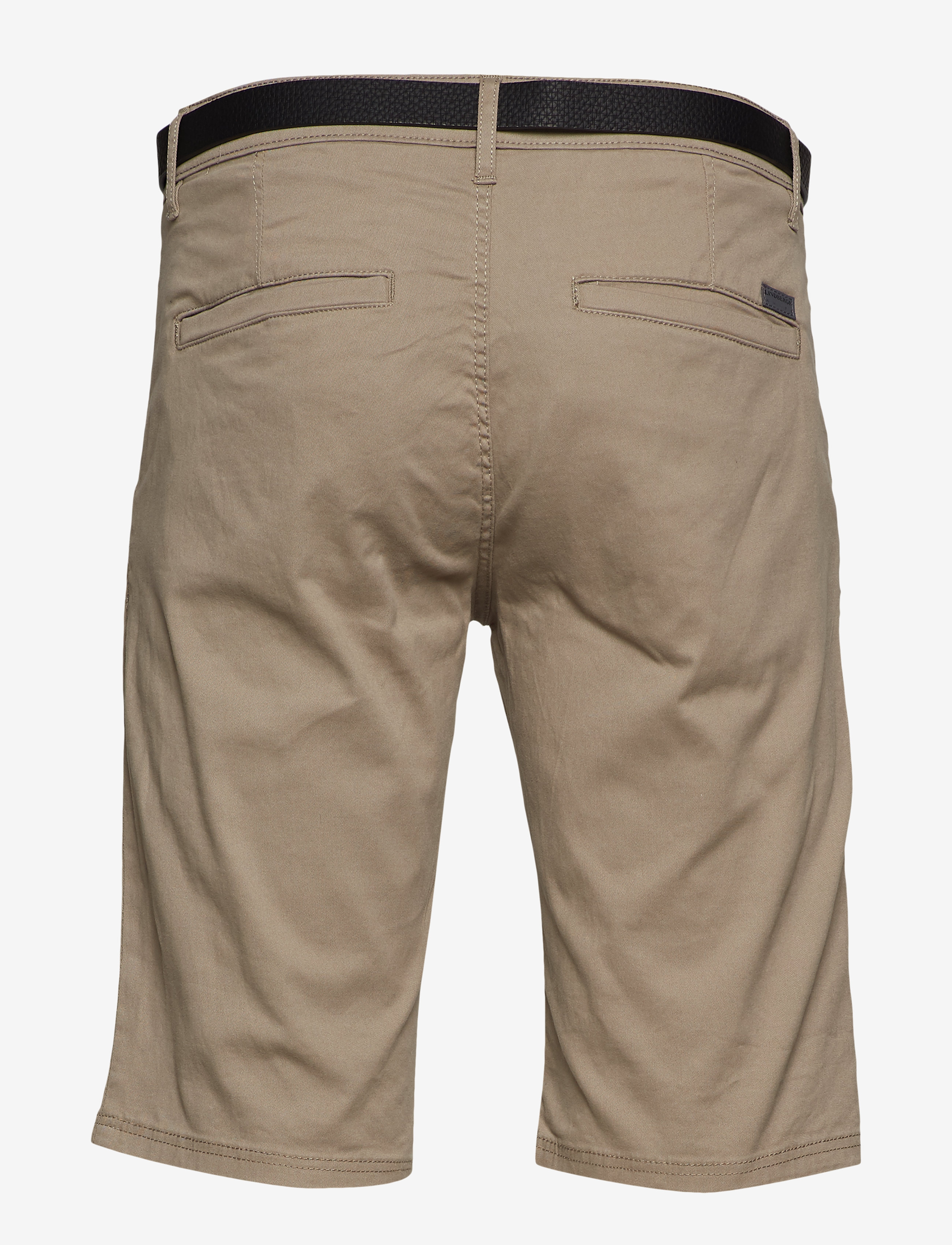 Lindbergh - Classic chino shorts w?. belt - dk sand - 2