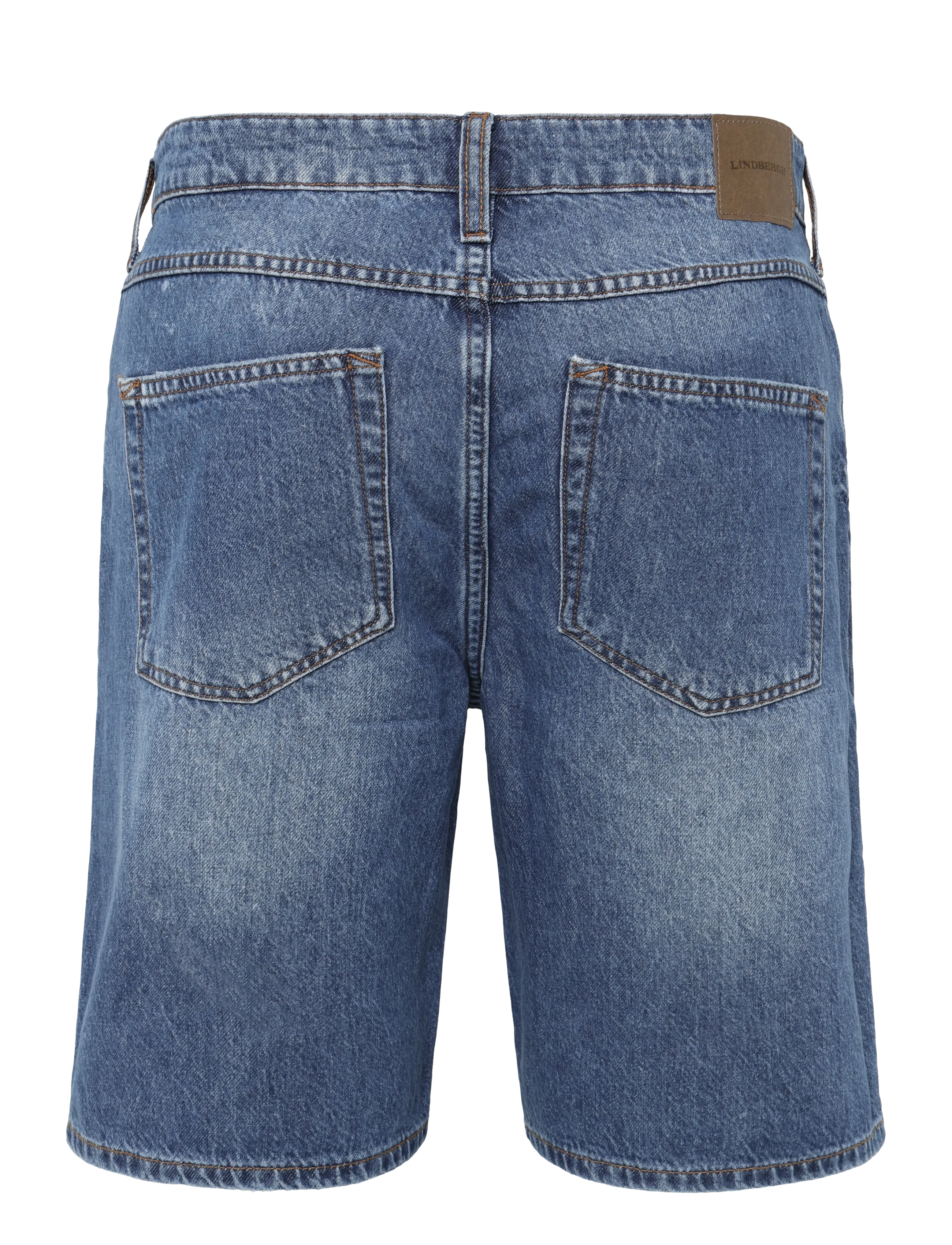 Lindbergh - Loose fit shorts - mænd - mid blue - 2