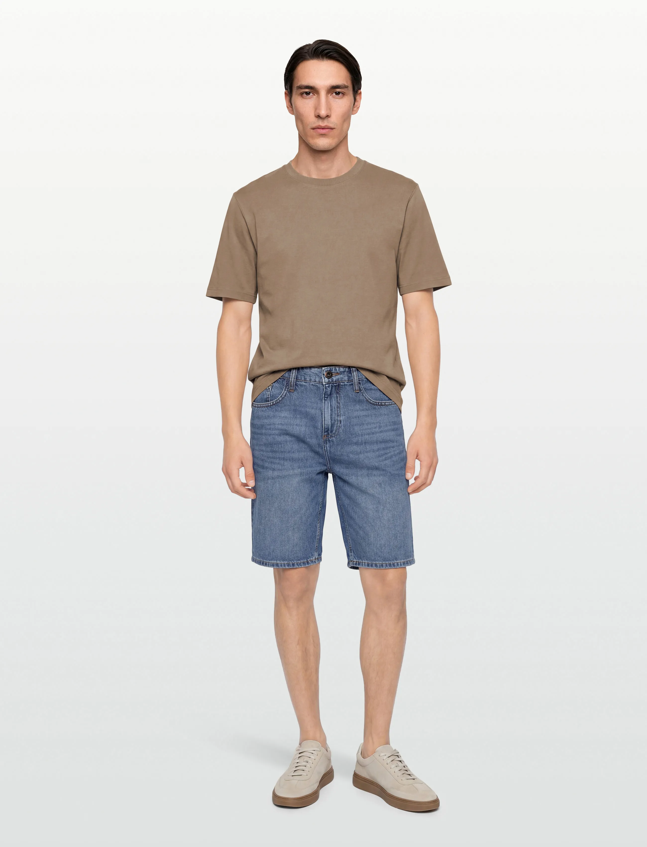 Lindbergh - Loose fit shorts - mænd - mid blue - 0