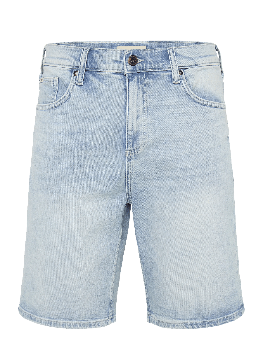 Lindbergh - Loose fit shorts - casual shorts - light indigo denim - 0