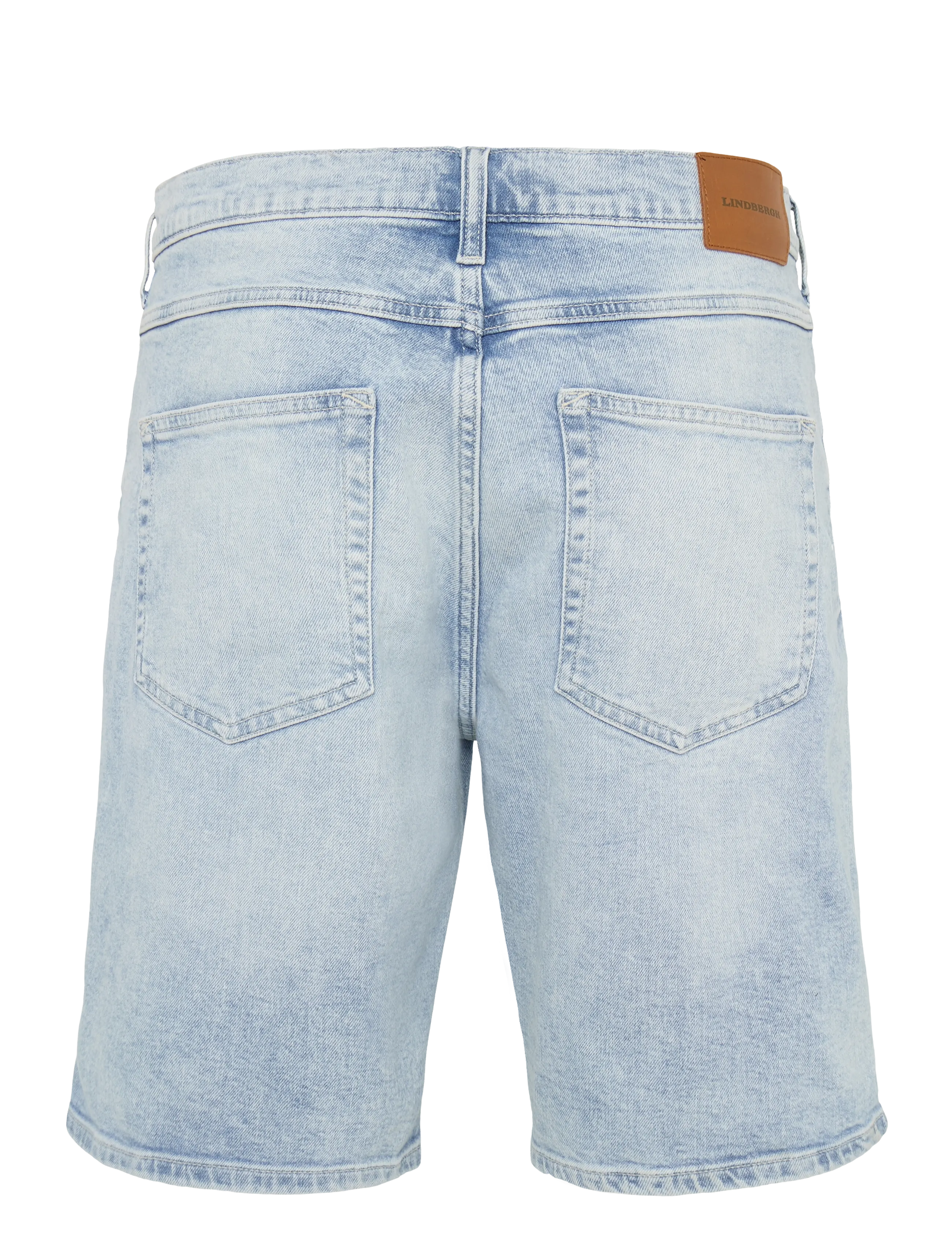 Lindbergh - Loose fit shorts - light indigo denim - 1