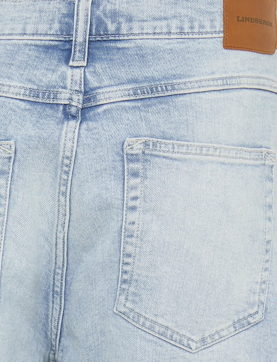 Lindbergh - Loose fit shorts - casual shorts - light indigo denim - 3