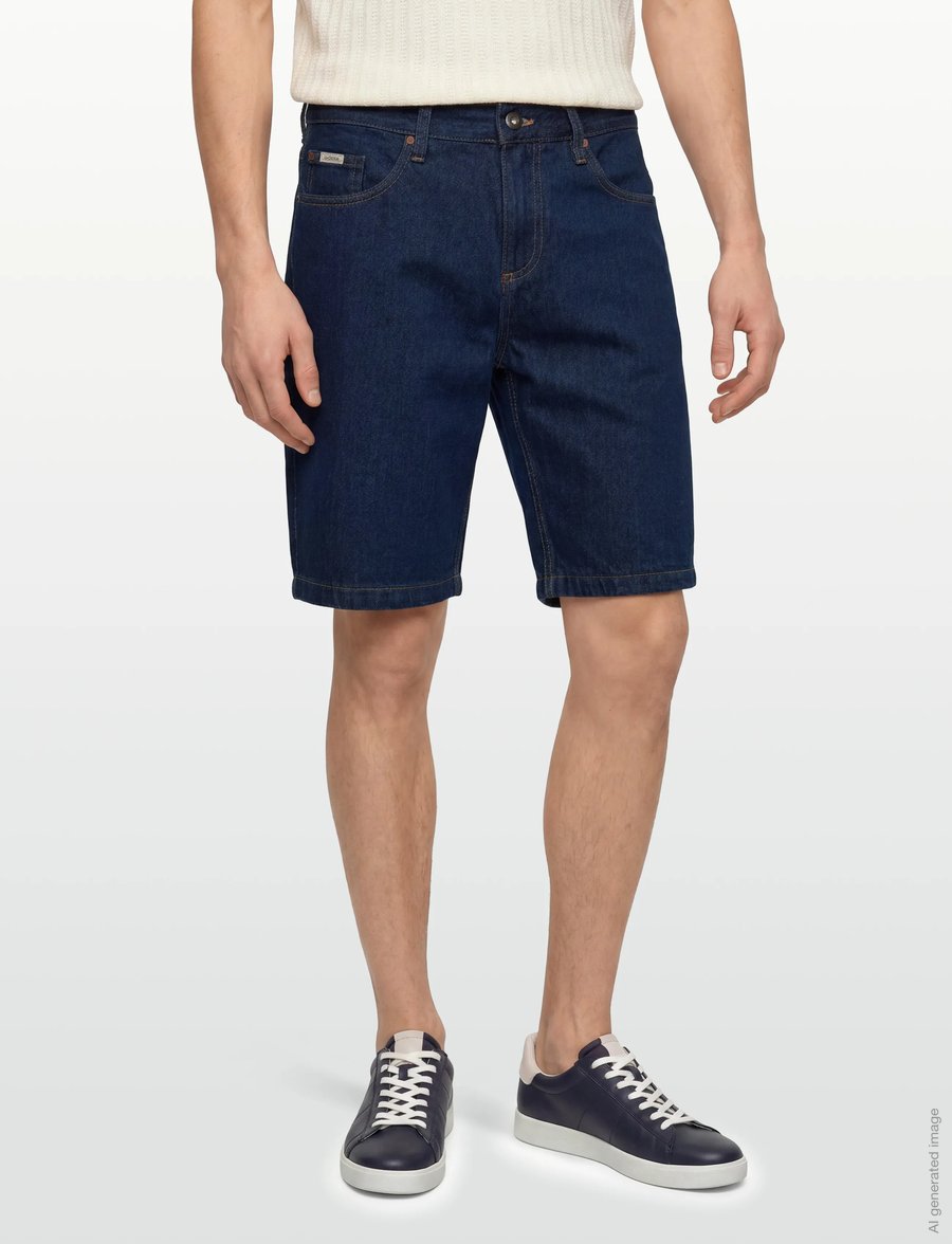Lindbergh - Loose fit shorts - jeans shorts - original blue - 3