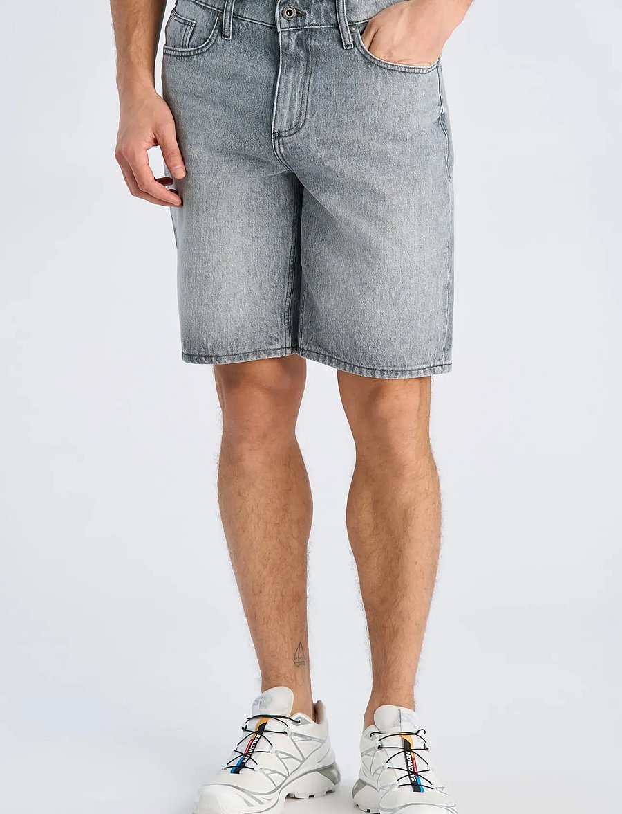 Lindbergh - Loose fit shorts - jorts - thunder grey - 3