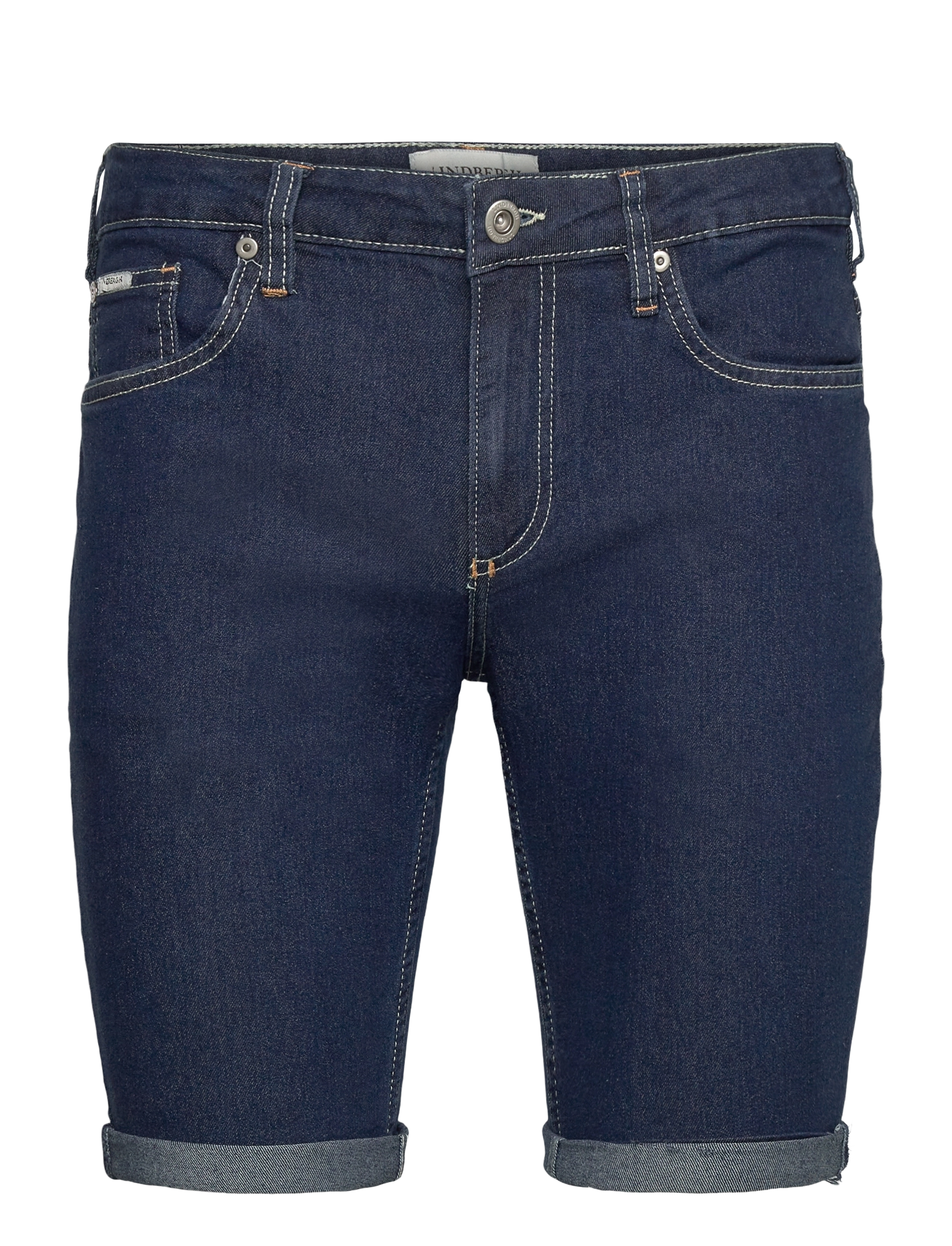 Stretch denim shorts - STONE WASH