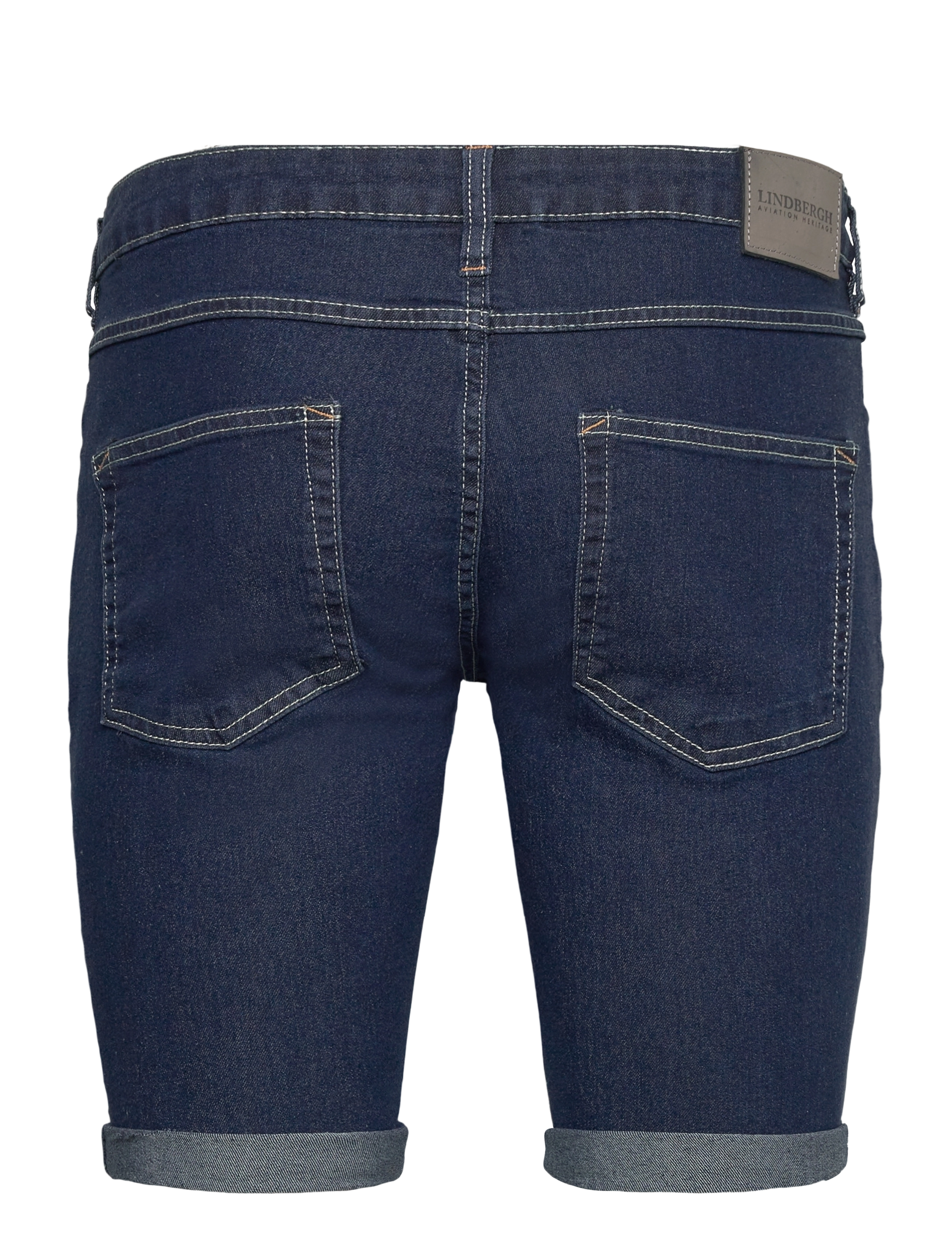 Lindbergh - Stretch denim shorts - men - stone wash - 2