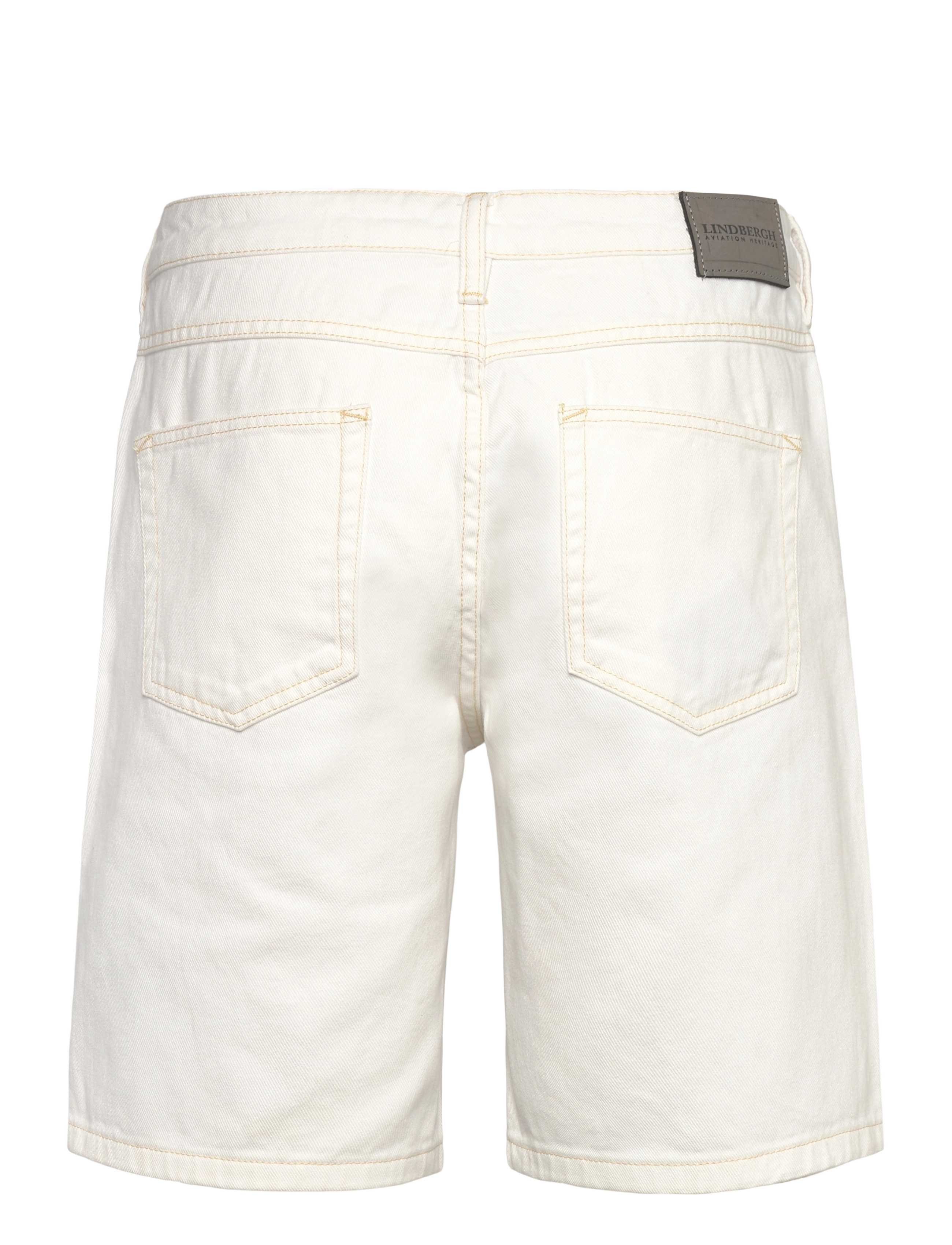 Lindbergh - Stretch denim shorts - džinsa šorti - white - 2