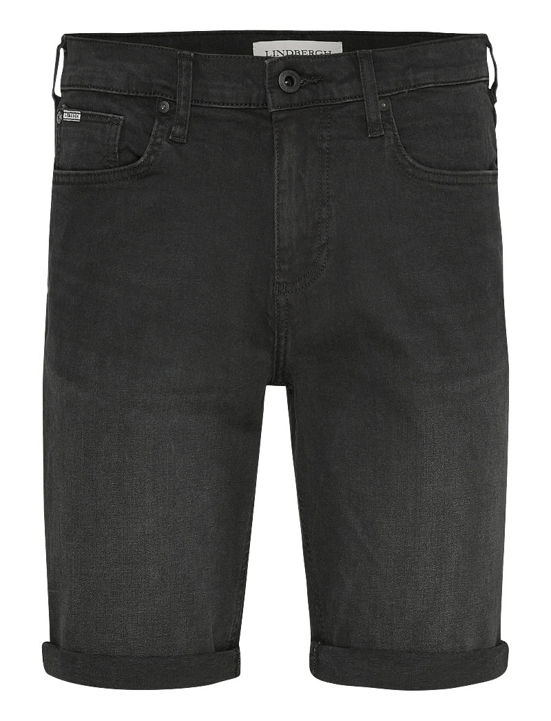 Lindbergh - Superflex shorts - lühikesed teksapüksid - black - 1