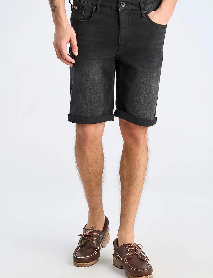 Lindbergh - Superflex shorts - džinsiniai šortai - black - 3