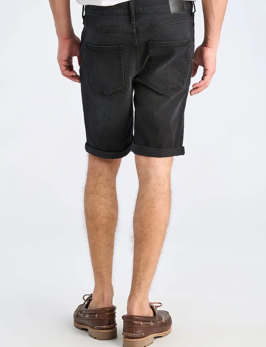 Lindbergh - Superflex shorts - džinsiniai šortai - black - 4