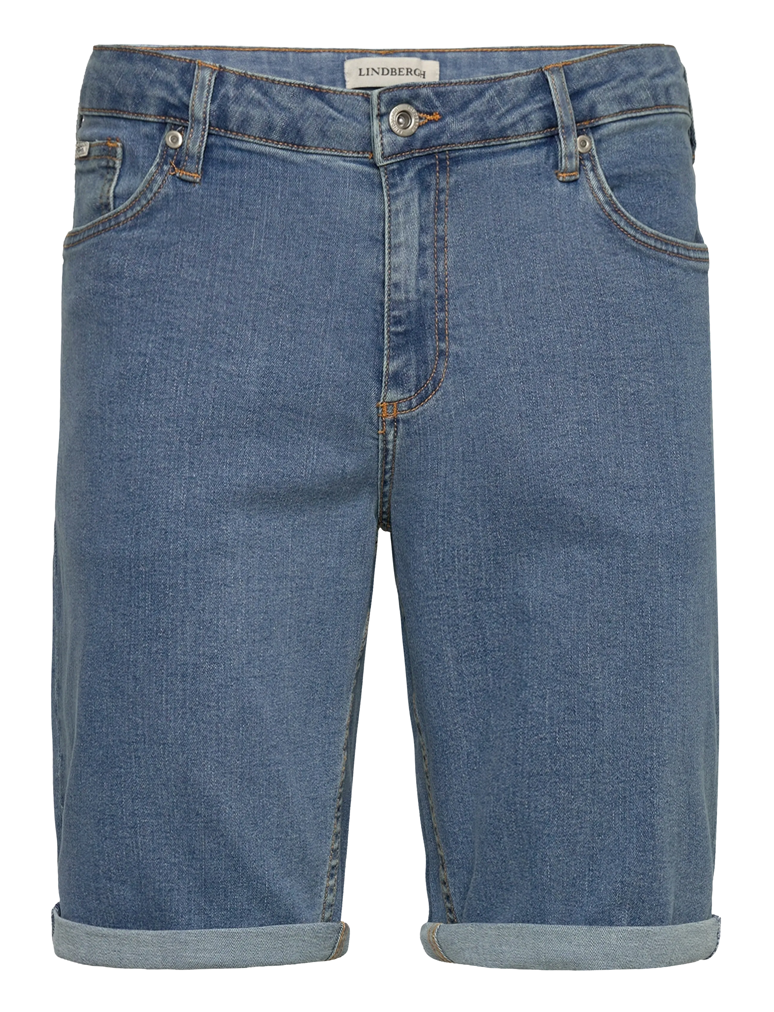 Lindbergh Denim shorts - Shorts - BLEACH WASH / blue